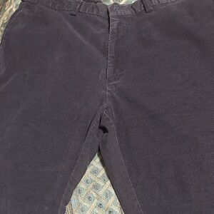 Haggar Men's Corduroy Pants - Dark Gray
